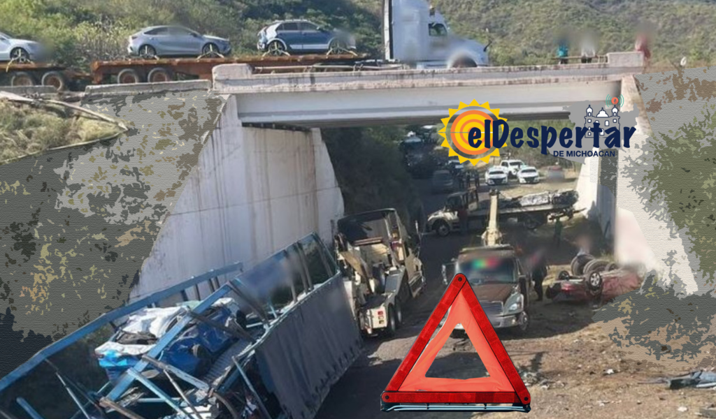 Vuelca camión nodriza en la autopista Siglo XXI - El Despertar de Michoacán